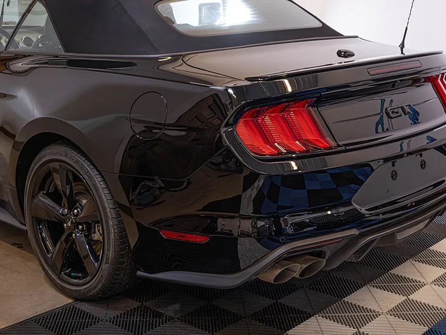 Coupe after an exterior detail